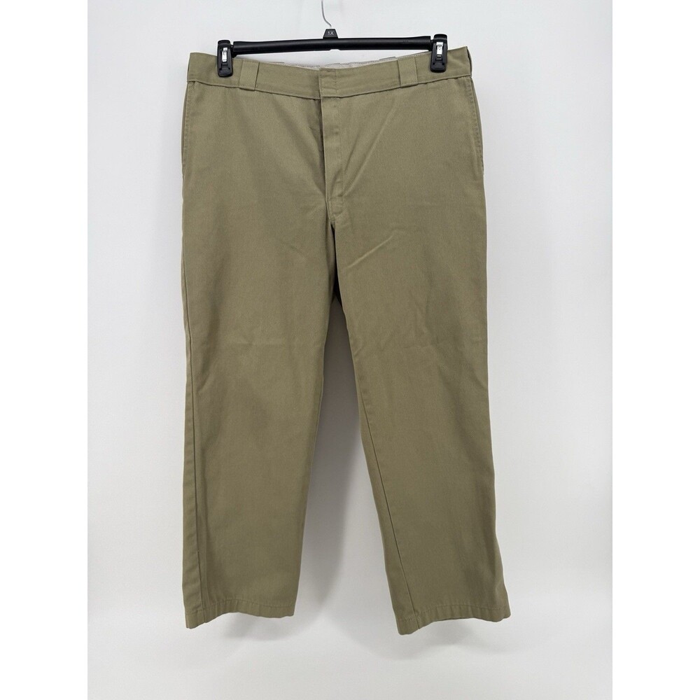 Men's Dickies Flat Front Work Pants Size 40x30 Tan 874 Original